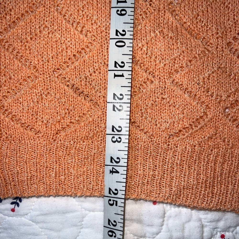 Peach Stacco lightweight longsleeved sweater size Medium - Picture 8 of 8